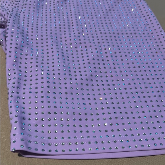 Purple Rhinestone Women's Intimate Set - Picture 3 of 8